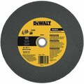 Dewalt Bonded Abrasive, 14in. x 5/32in. x 1in. Asphalt Portable Saw Cut-Off Wheel DW8034